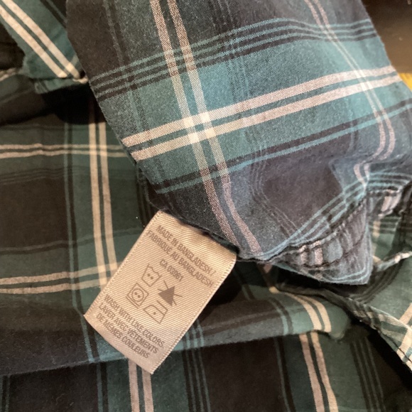 WindRiver plaid shirt Pearl snap modern fit lightweight size large - Picture 6 of 10